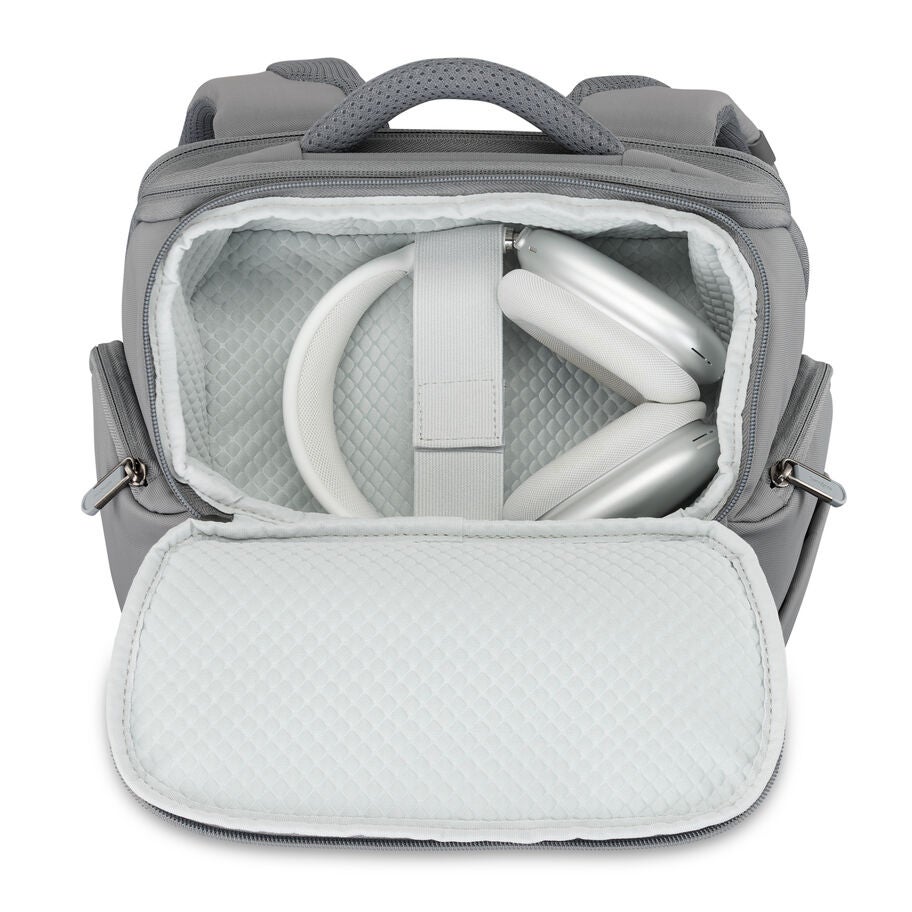 Valt Tech Backpack in the color Mineral Grey. image number 4