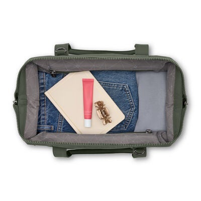 Better Than Basic Mini Weekender in the color OLIVE.