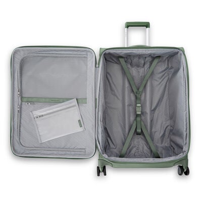 UpLIFT Softside Large Spinner in the color Jade Green.