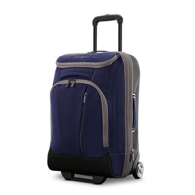 Mother Lode Carry-On Wheeled Duffel in the color Brushed Indigo.