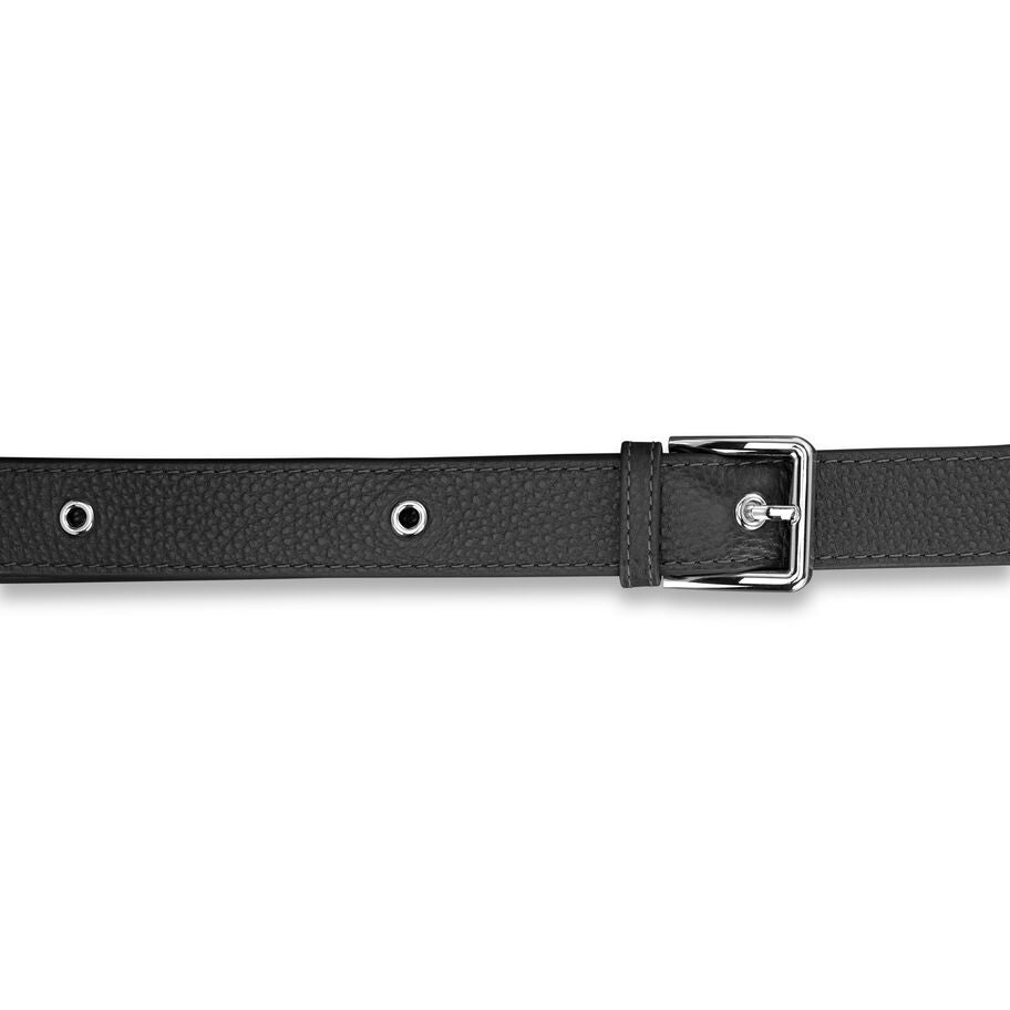 Mobile Solution 2 Leather Crossbody in the color Black. image number 3