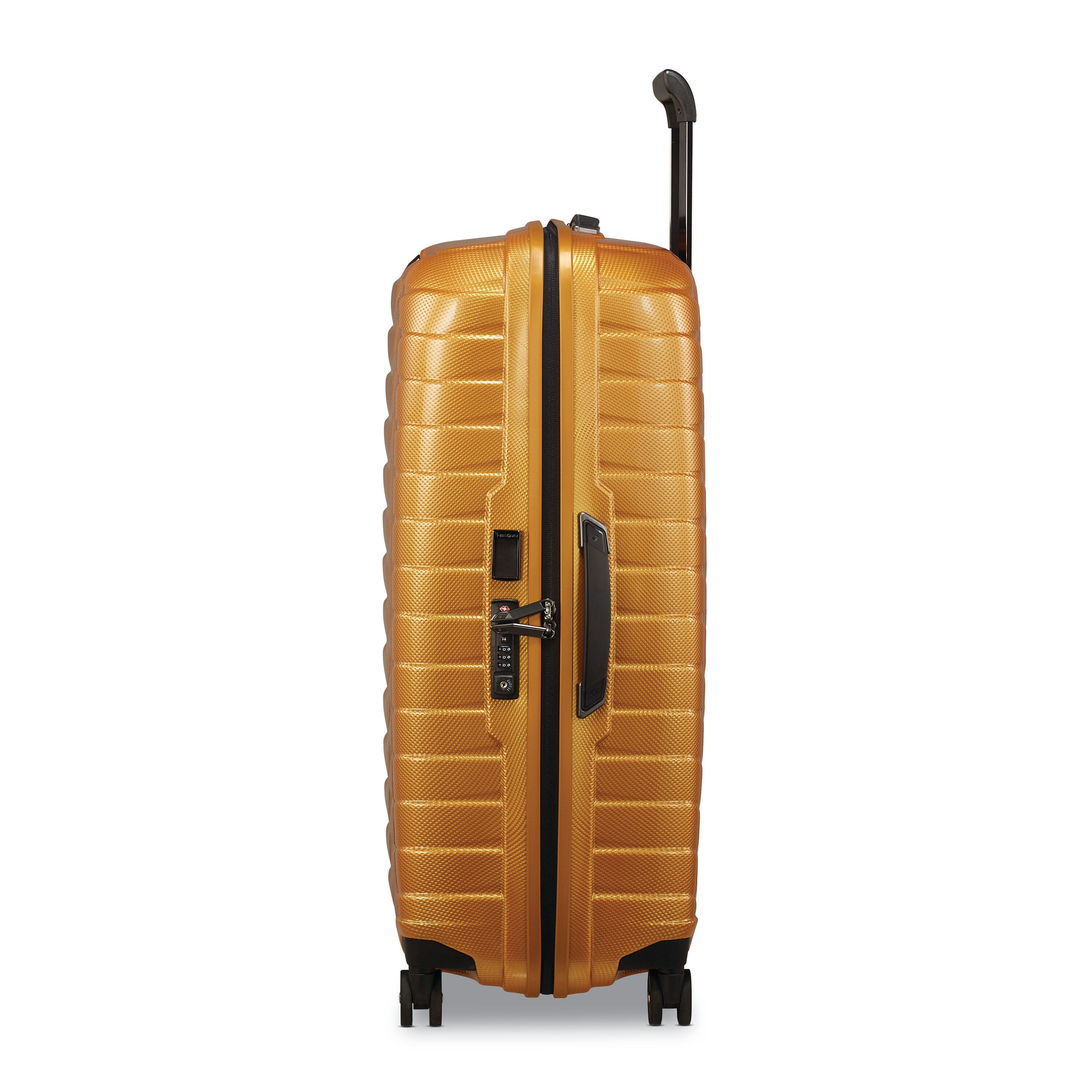 Gold samsonite clearance luggage