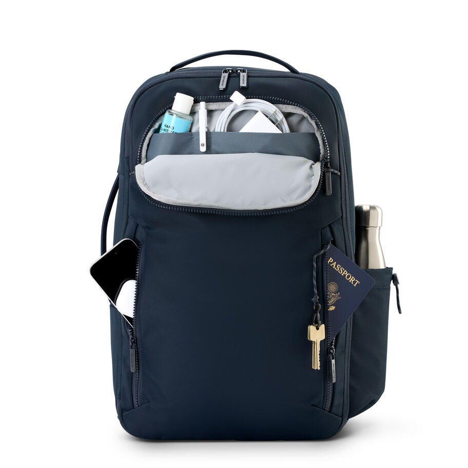 Axxis Travel Backpack in the color Navy. image number 3