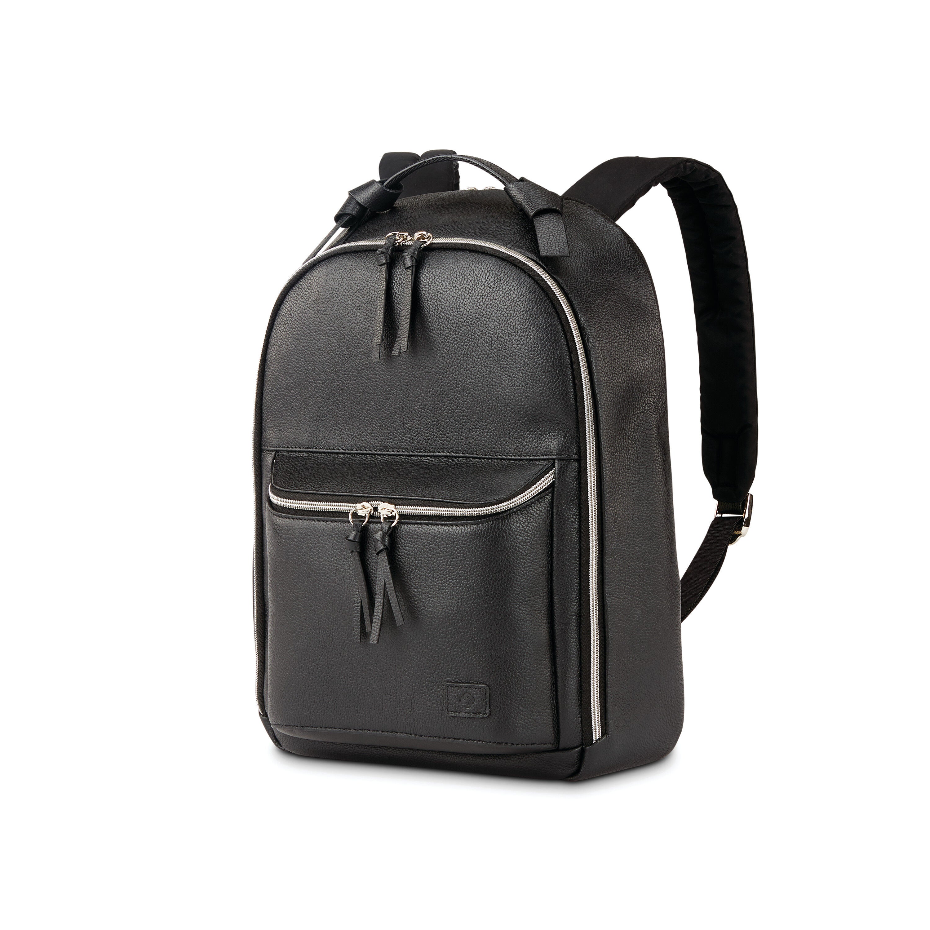 Womens leather look backpack hot sale