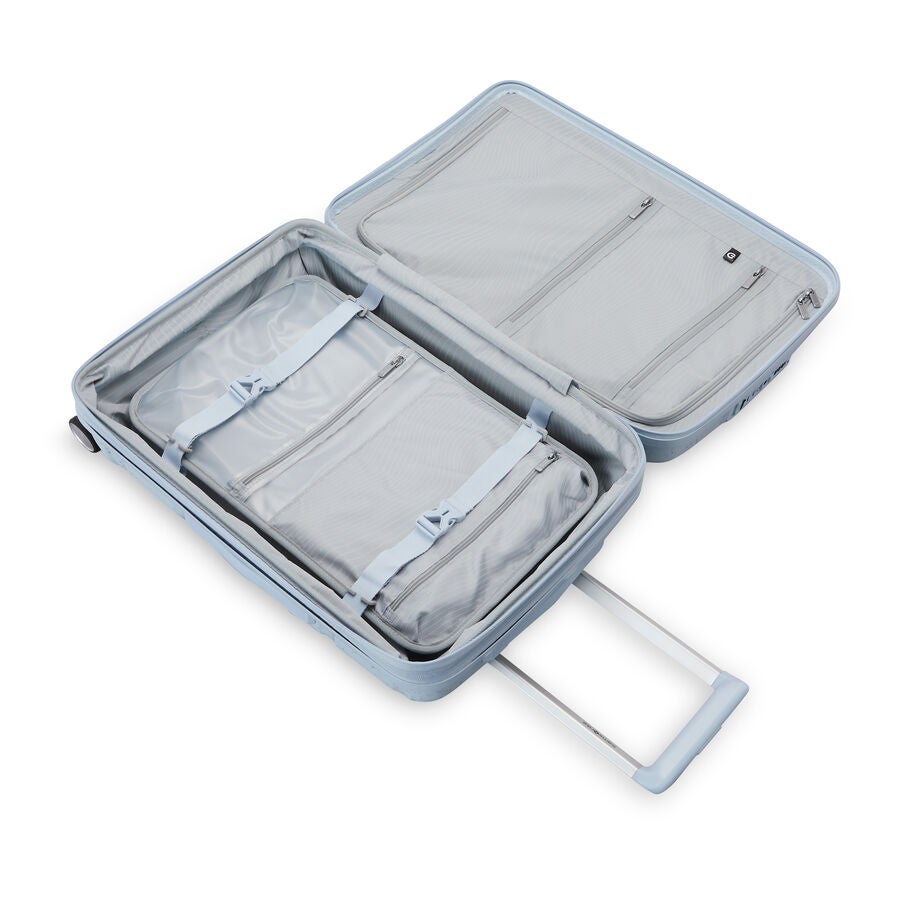 Outline Pro Carry-On Spinner in the color Clearance | Translucent Blue. image number 1
