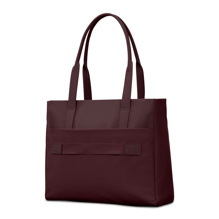 Better Than Basic Tote in the color Merlot. image number 5