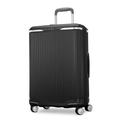 Silhouette 18 Hardside Medium Spinner in the color Black.