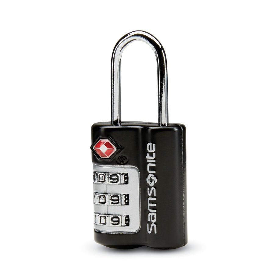 3 Dial Travel Sentry Combination Lock in the color Matte Black. image number 0