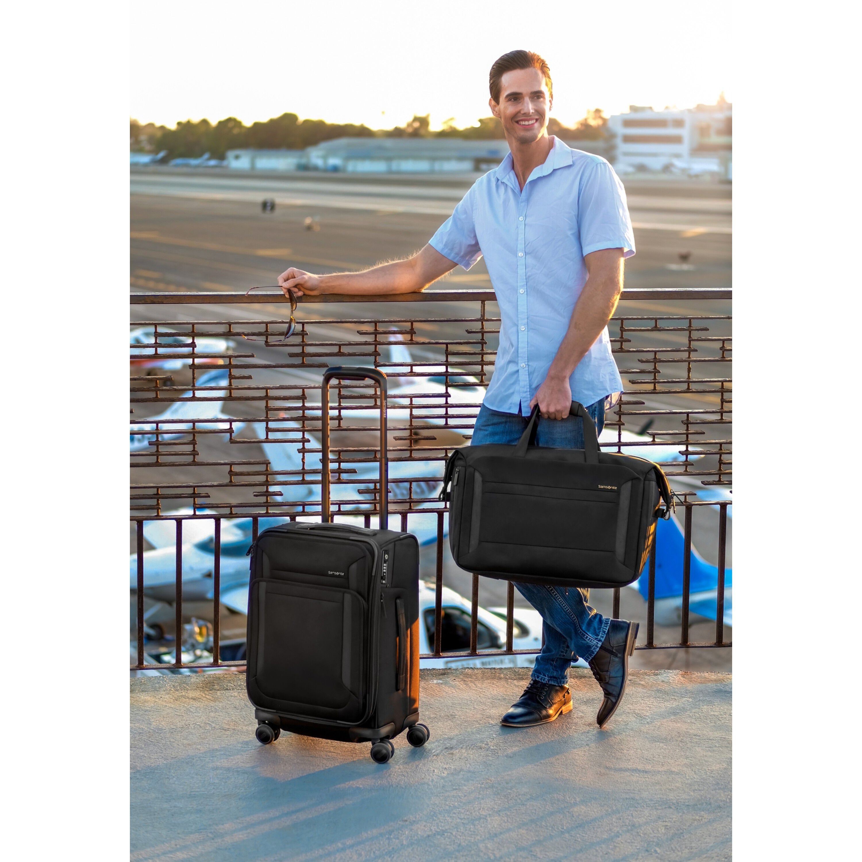 Buy Armage II 22 X 14 X 9 Carry On Spinner For USD 217 49 Samsonite US   Armage2 CO BP Duffel Lifestyle 2 