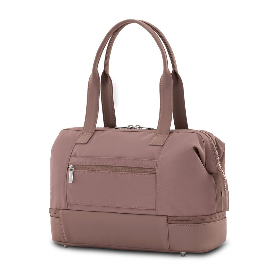 Better Than Basic Mini Weekender in the color CHOCOLATE MAUVE. image number 5