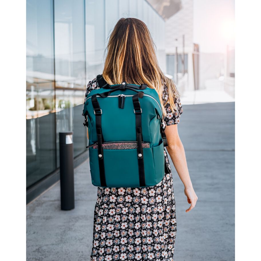 Anello BLUE square hand/ shoulder Bag with Double Handles & Detachable  Strap