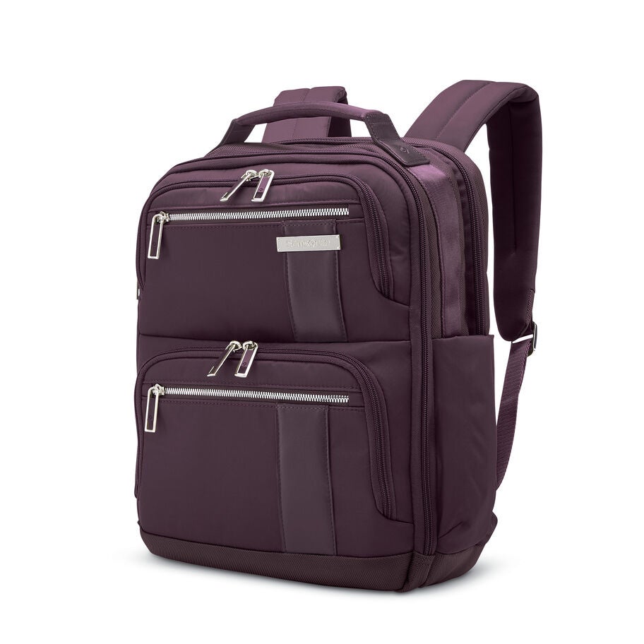 NuRoad Ladies 14.1" Backpack in the color Plum. image number 0