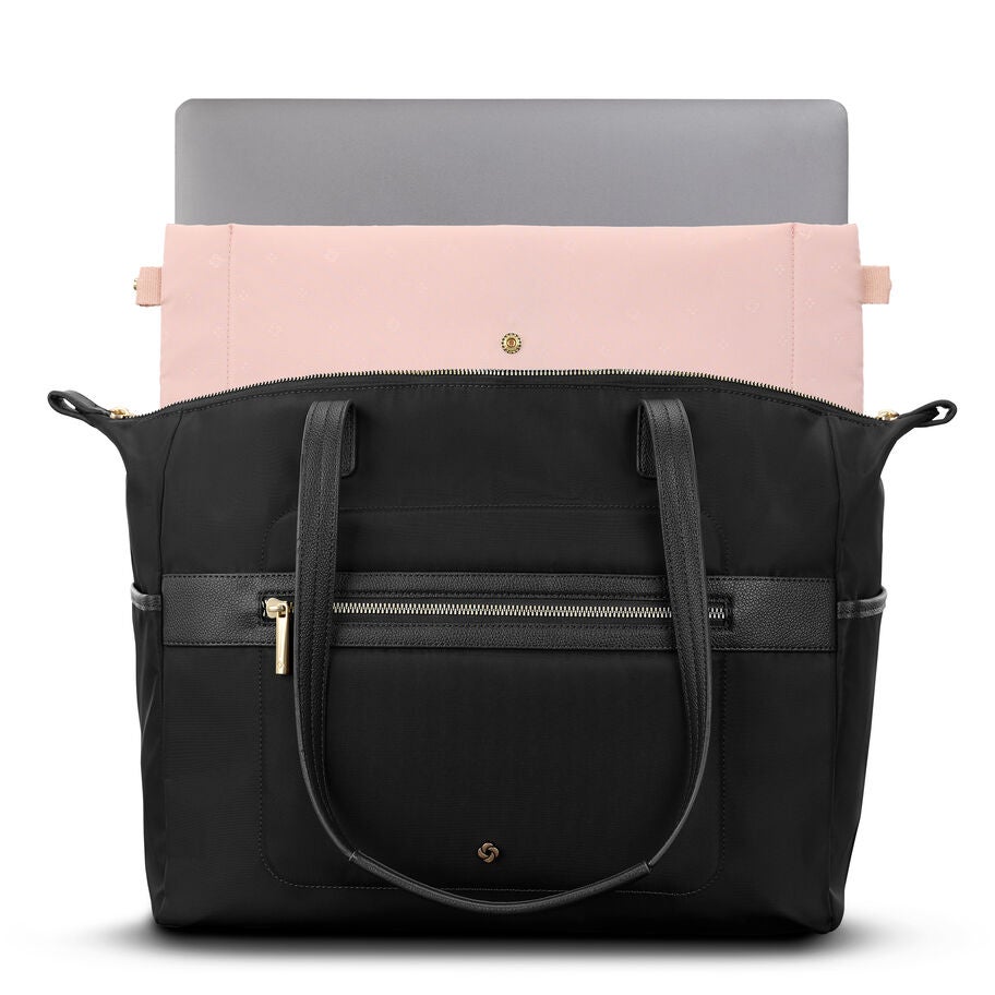 Mobile Solution 2 Tote in the color Black. image number 2