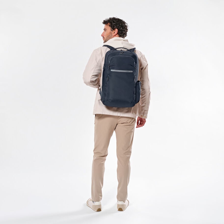 Axxis Travel Backpack in the color Navy. image number 6