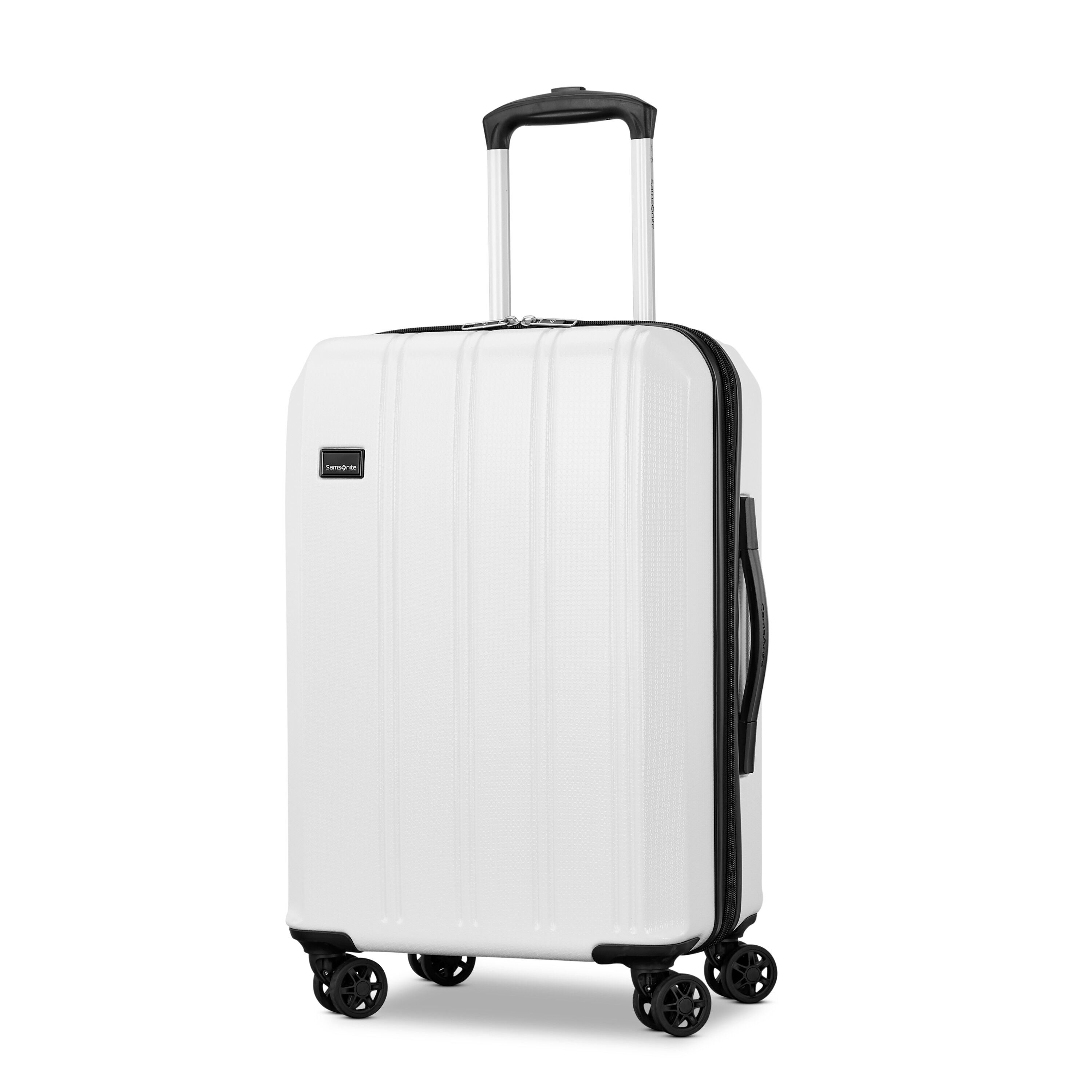 White samsonite suitcase hot sale