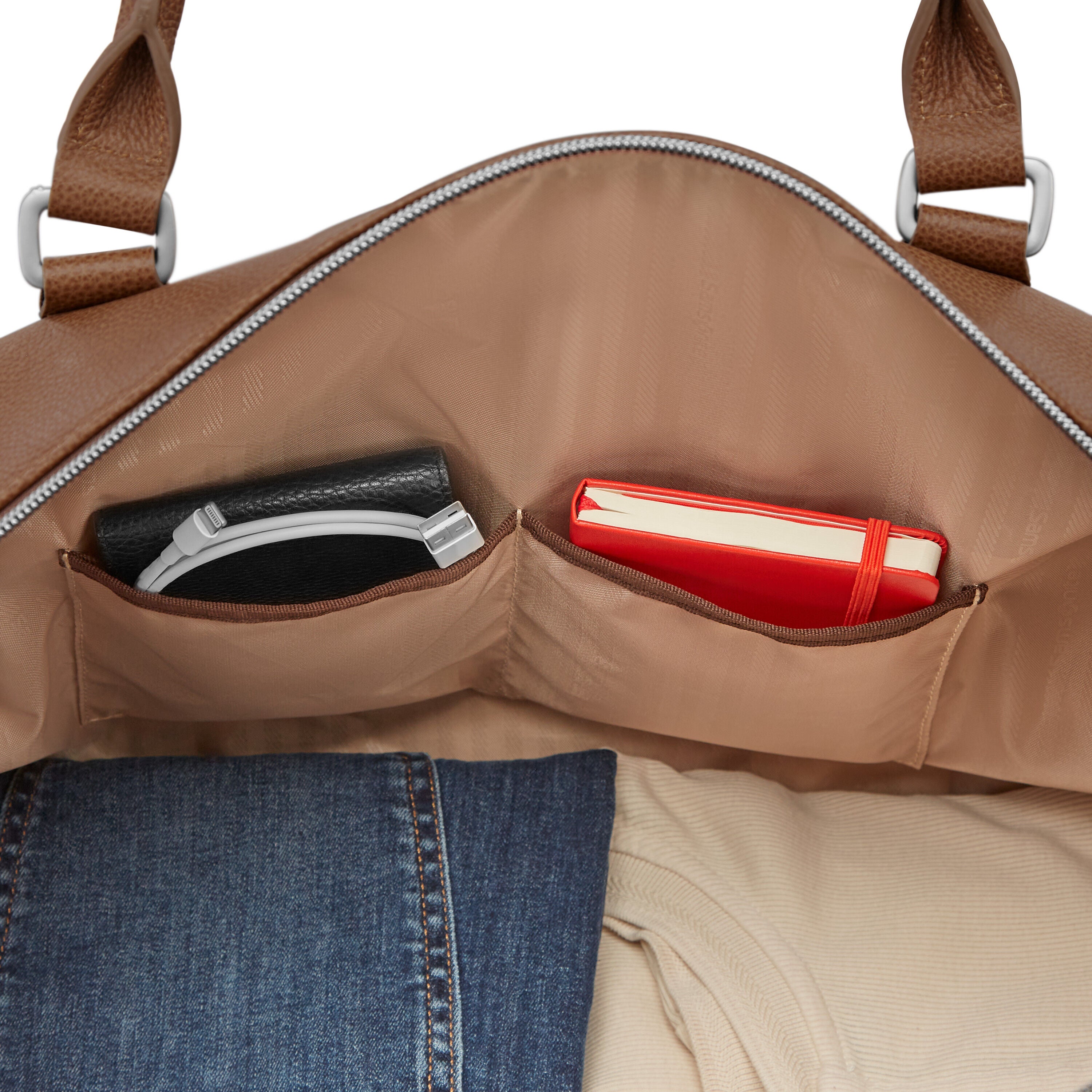 Classic Leather Weekender Duffel Bag Samsonite