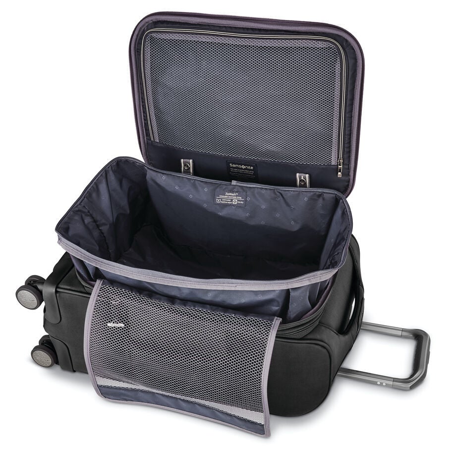 Theorym Softside Medium Spinner in the color Dahlia Purple. image number 4