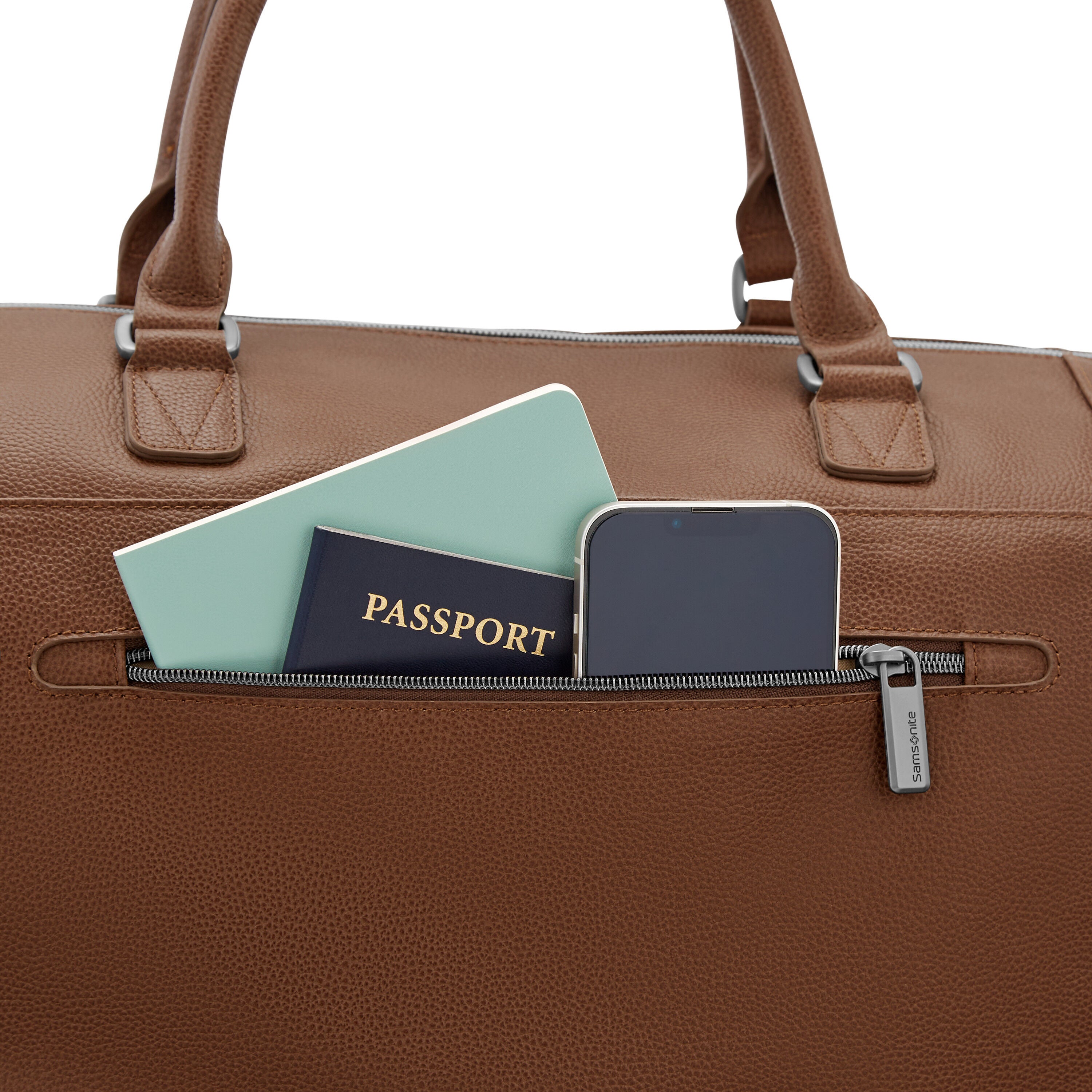 Samsonite mens leather classic weekender 2025