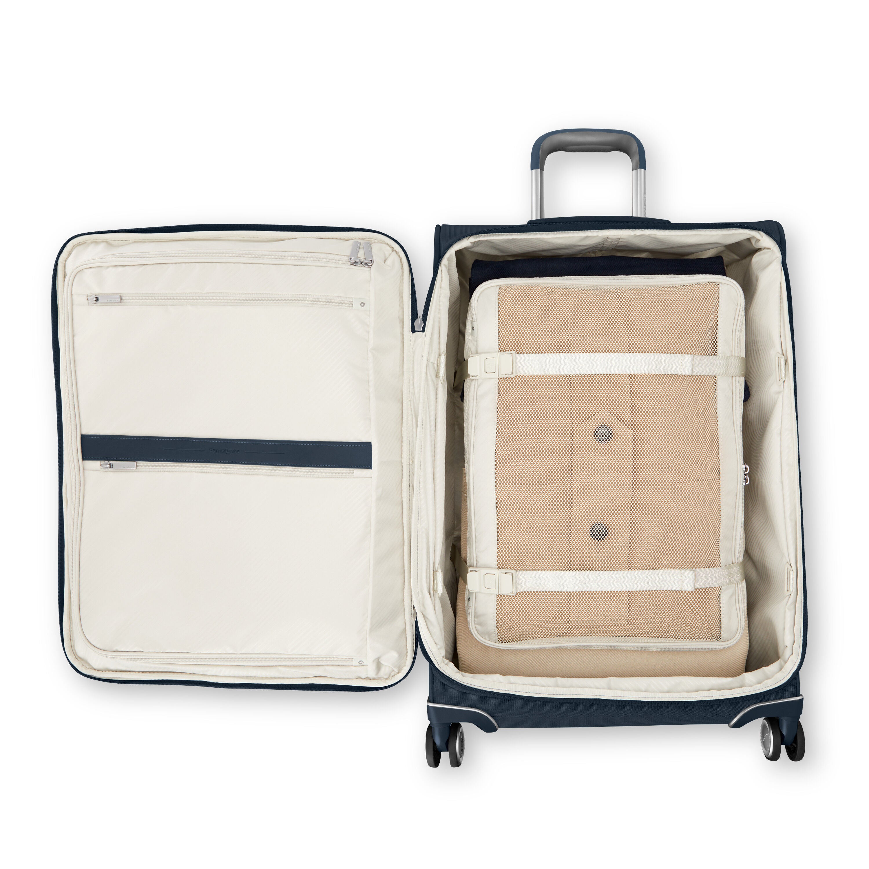 Silhouette 18 Softside Medium Spinner | Checked | Samsonite Silhouette 18 Softside Medium Spinner | Checked | Samsonite
