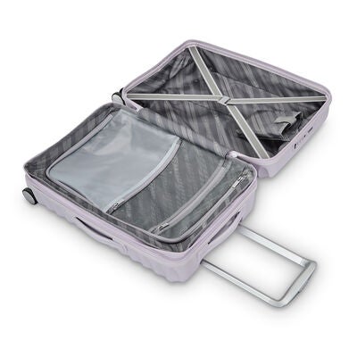 Voltage DLX Global Carry-On Spinner in the color Lilac.