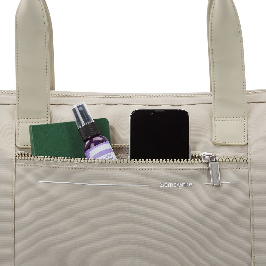 Better Than Basic Mini Weekender in the color LIMESTONE GREY. image number 3