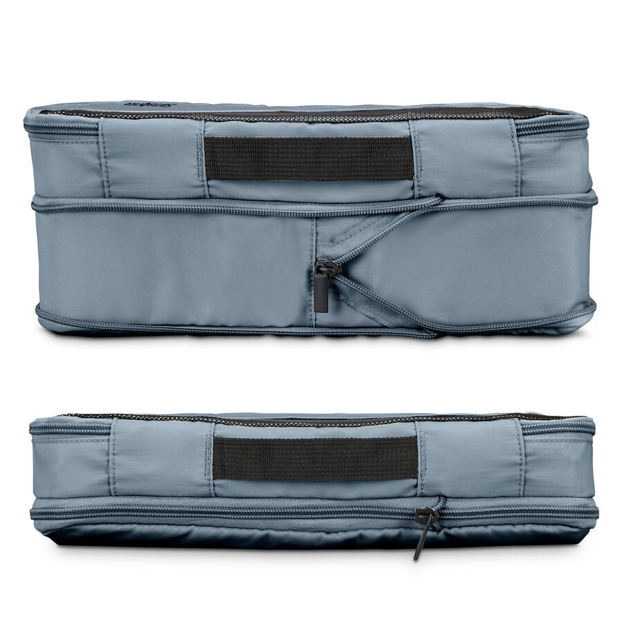 3 Piece Compression Packing Cubes in the color Slate Blue. image number 5