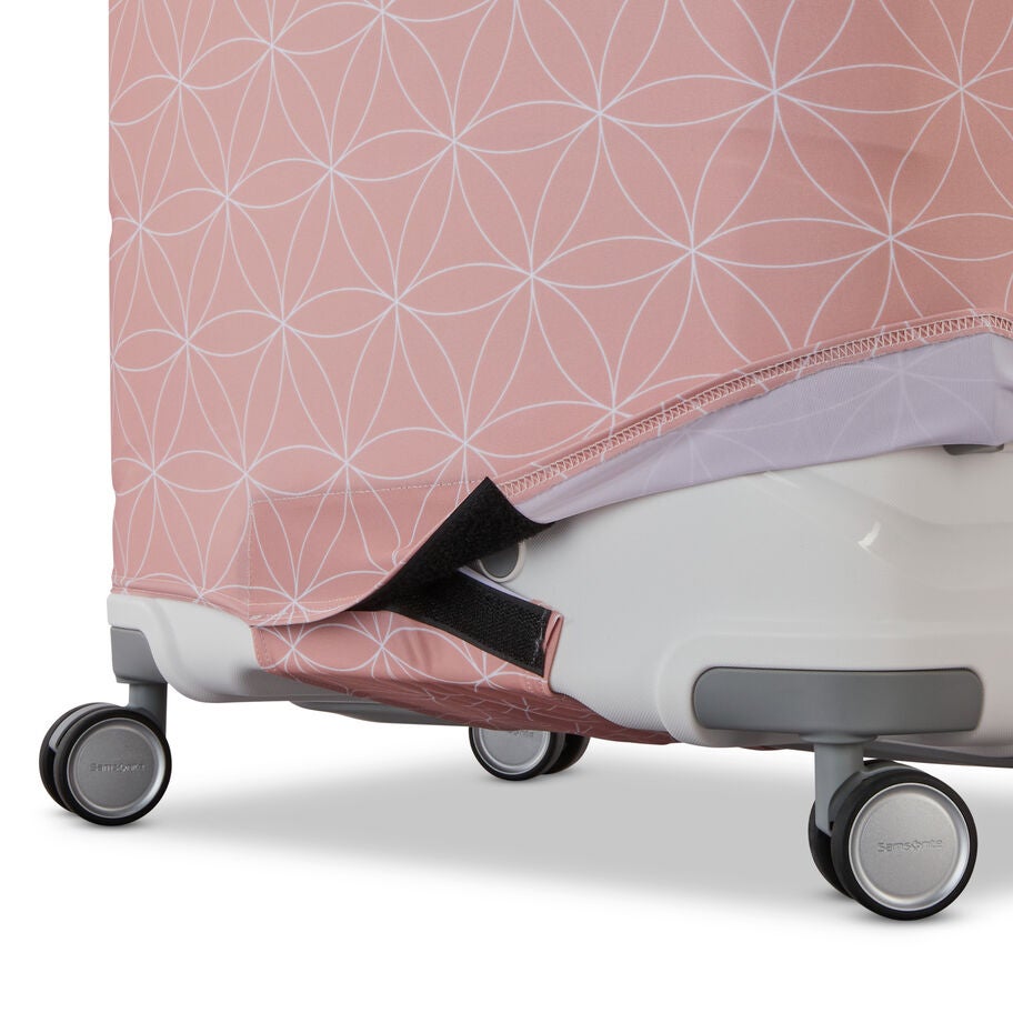 Printed Luggage Cover - XL in the color Dusty Rose. image number 3