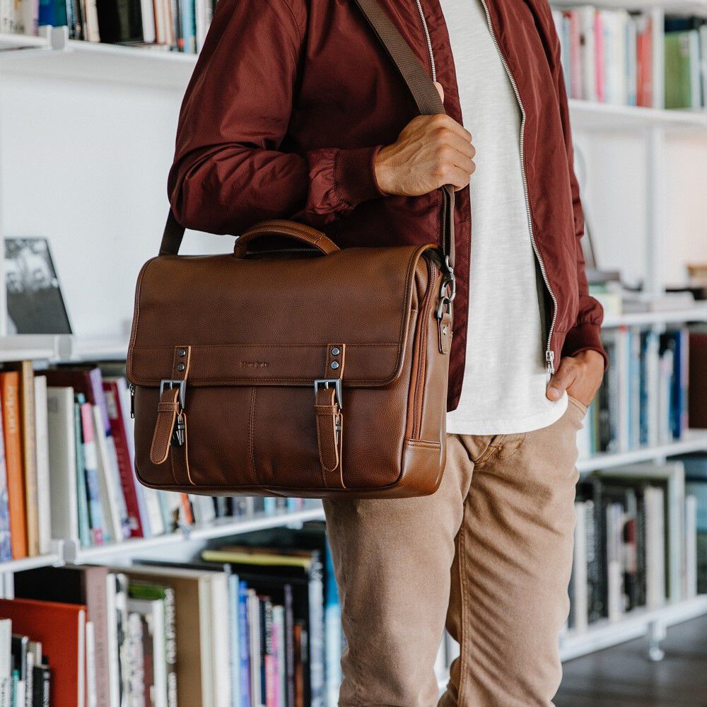 Classic Leather Flapover