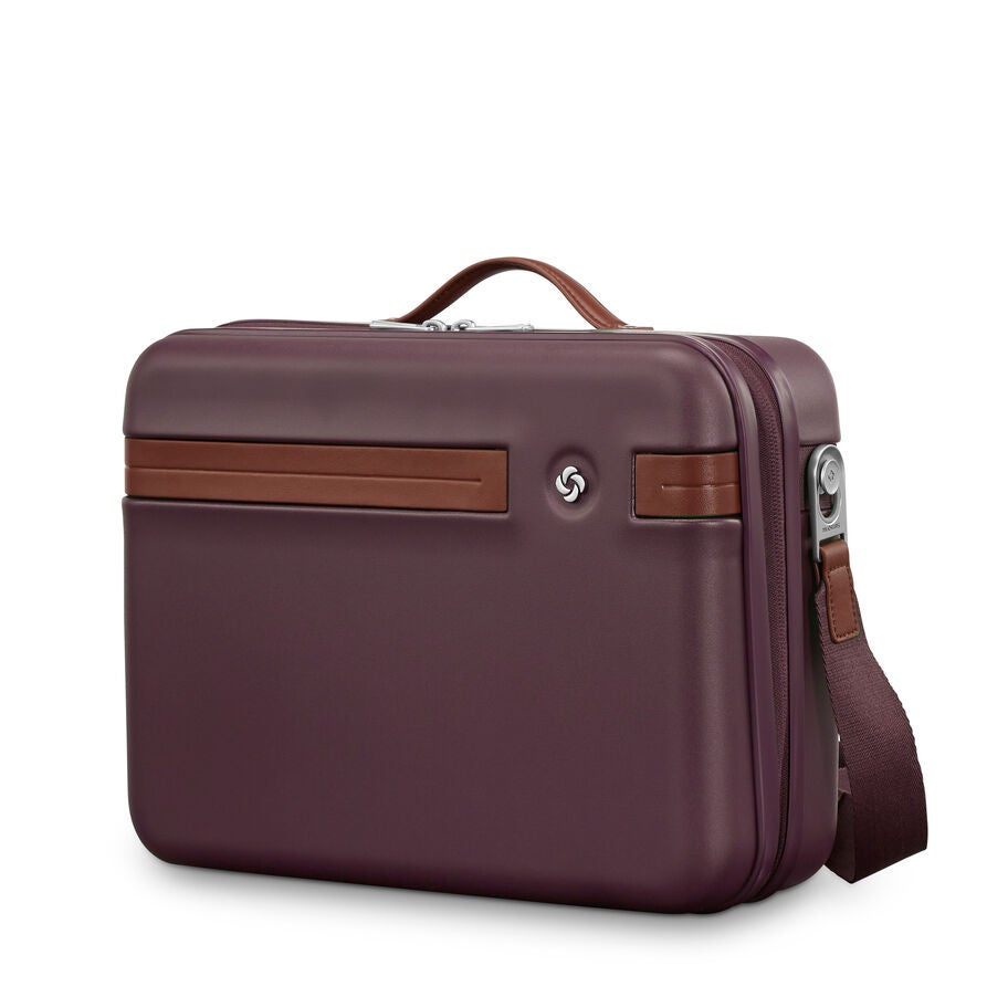 Virtuosa Train Case in the color Merlot. image number 4