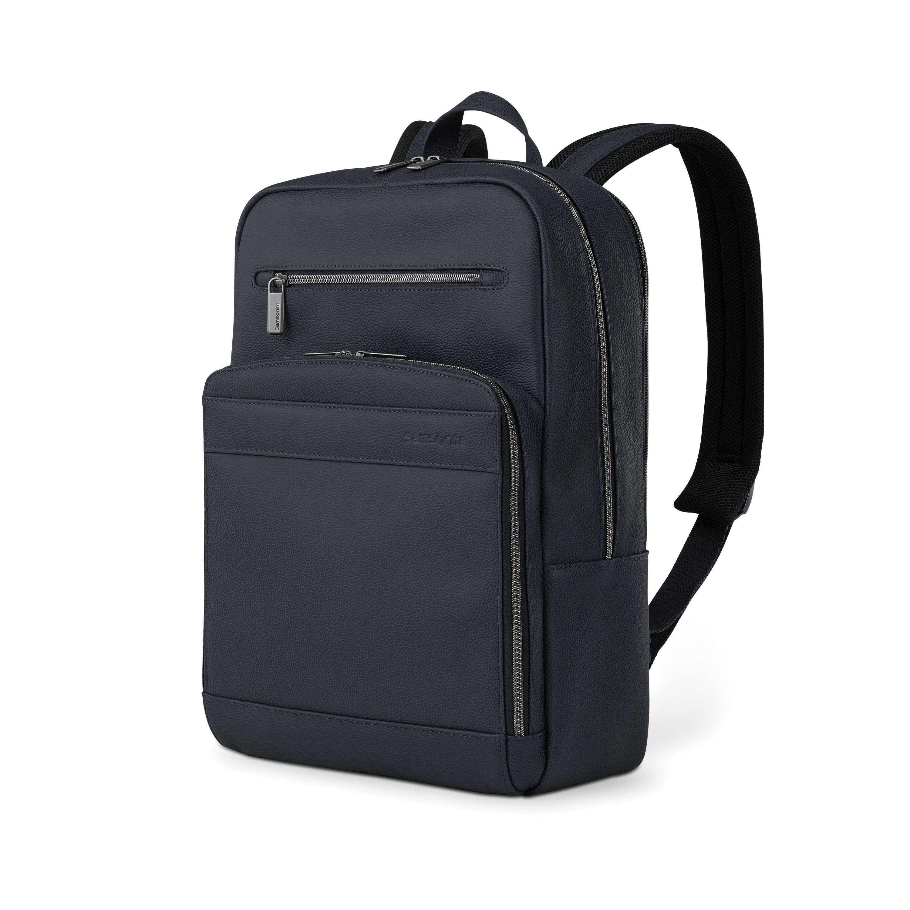 Samsonite leather cheap slim laptop backpack