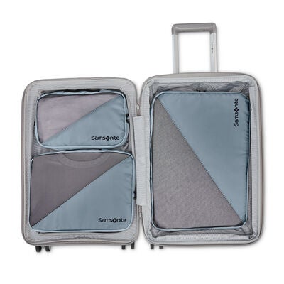 3 Piece Compression Packing Cubes in the color Slate Blue.