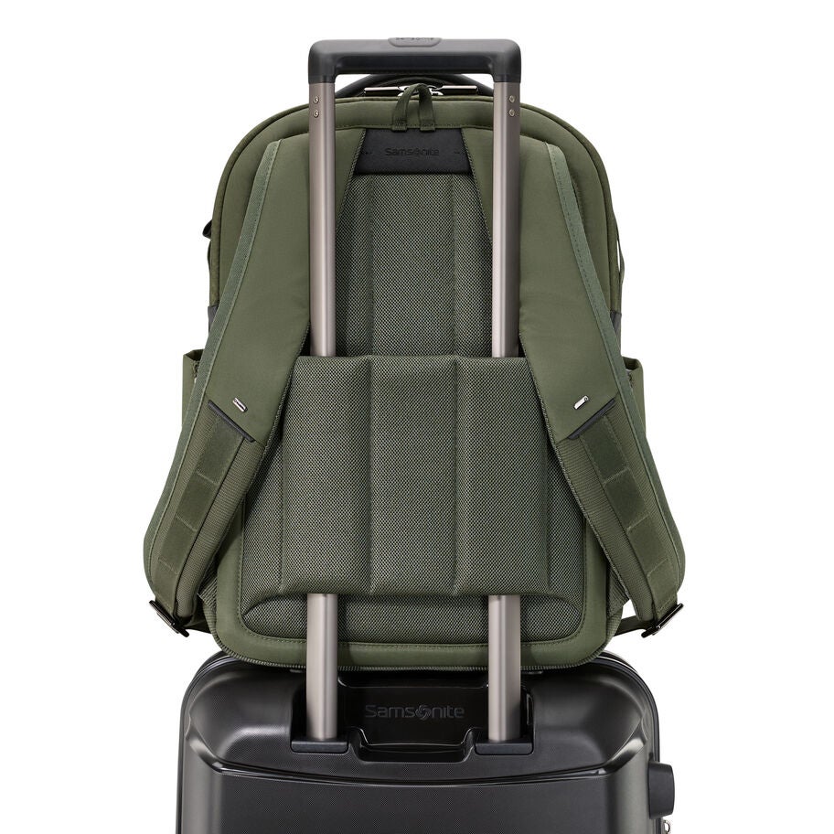 Nuroad DLX Standard Backpack in the color Olive. image number 6