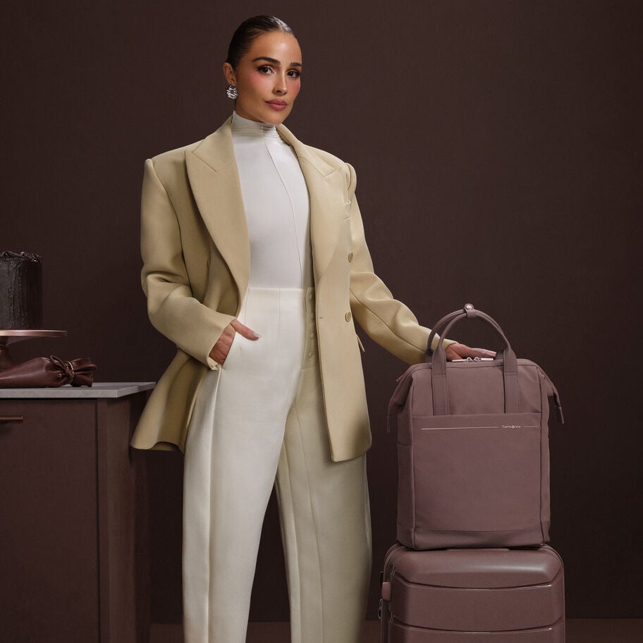 Better Than Basic Convertible Backpack in the color Chocolate Mauve. image number 1