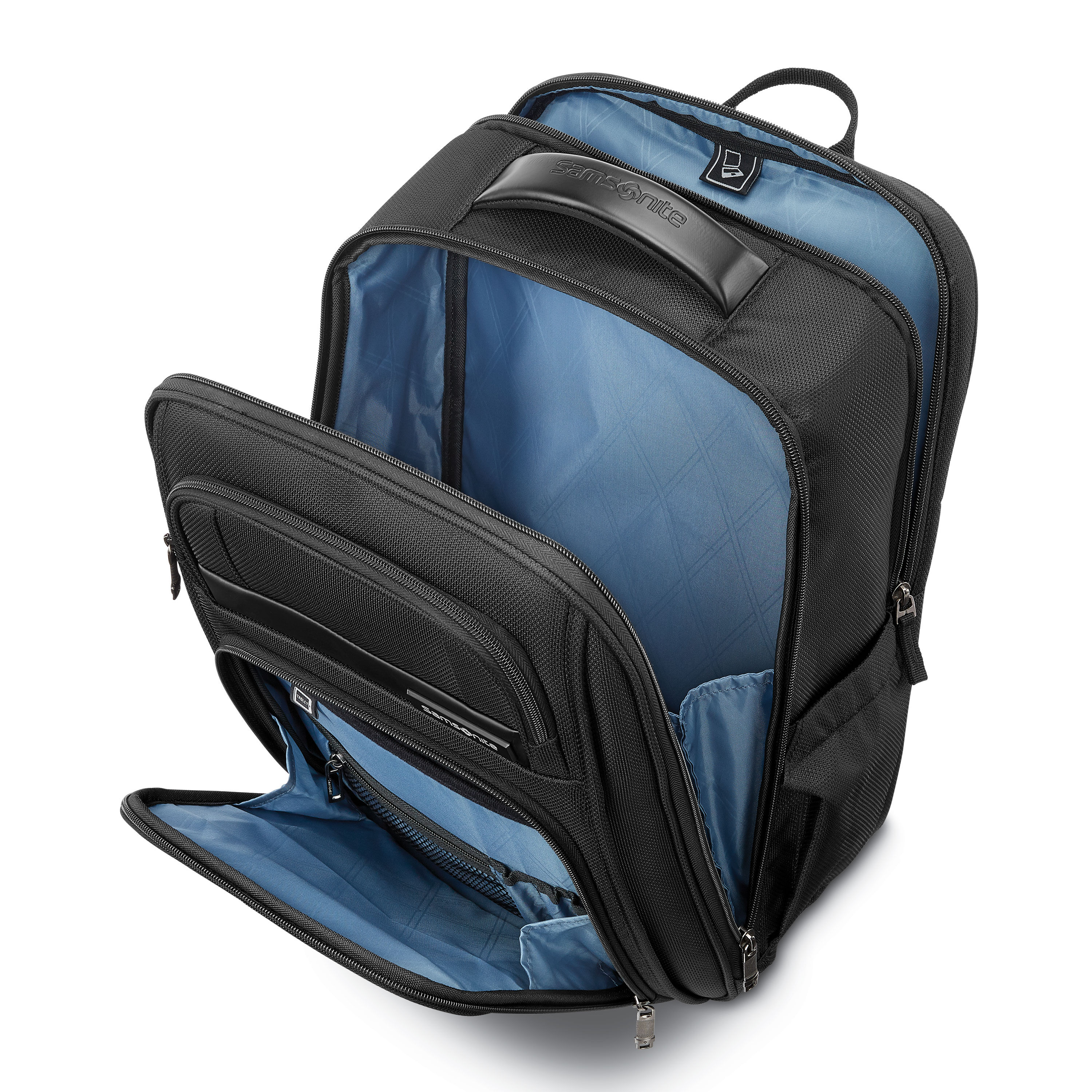 Carry on luggage and backpack shop set