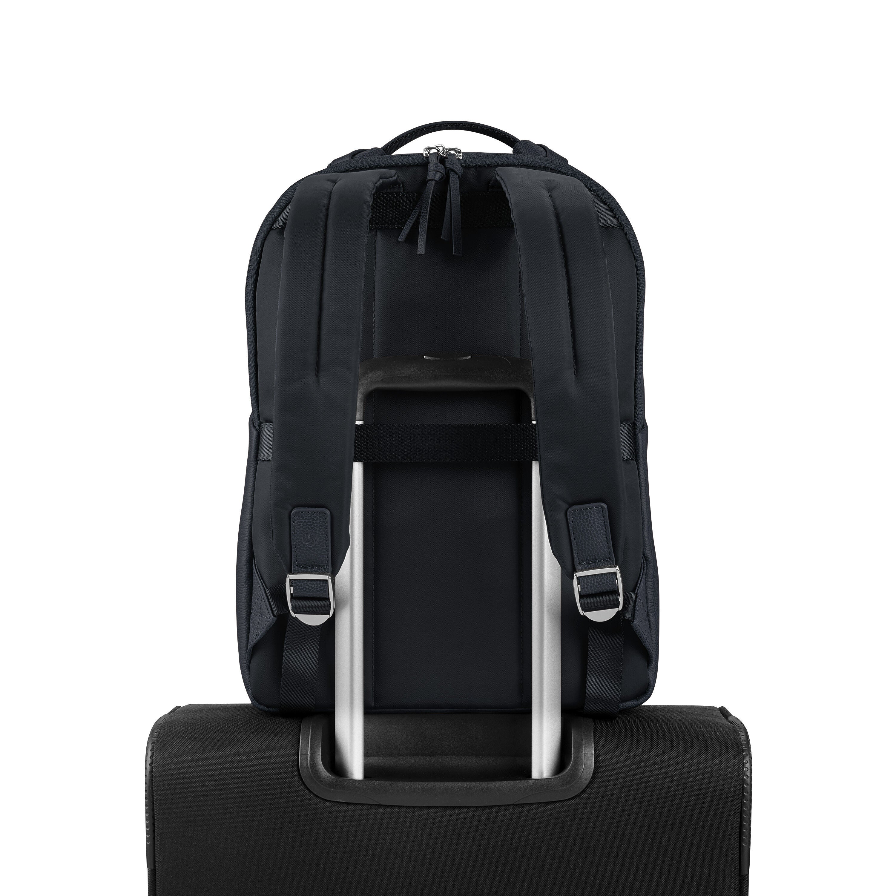Women s Leather Everyday Laptop Backpack Samsonite