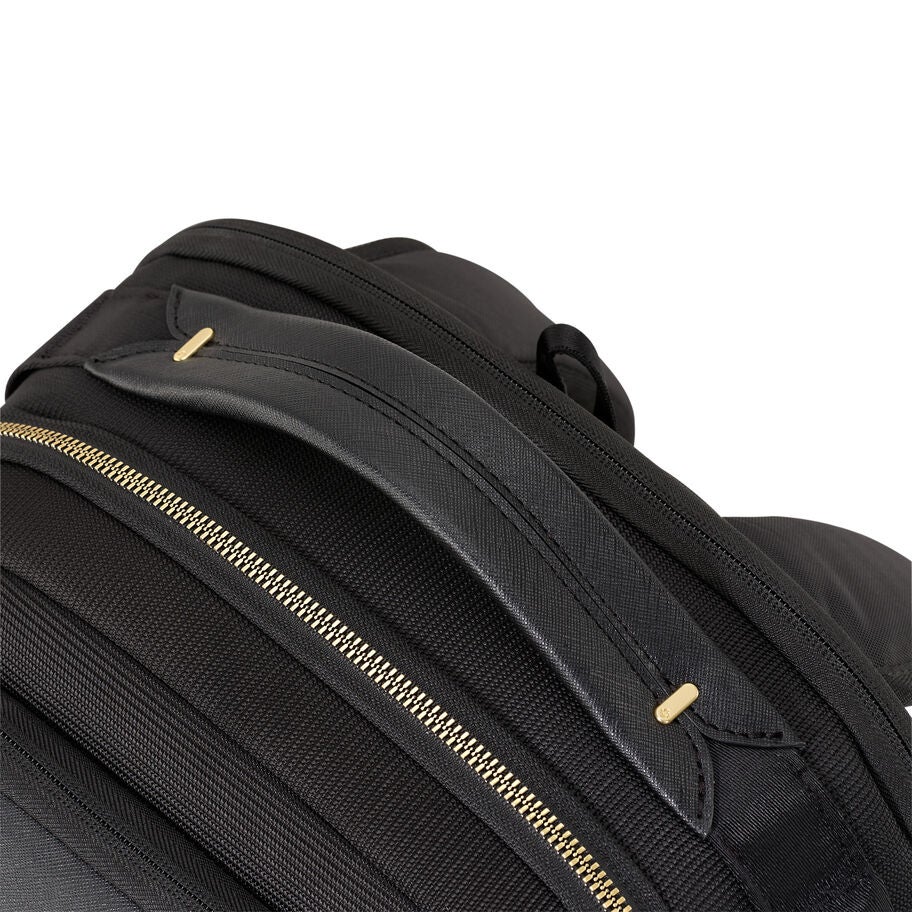 Nuroad DLX Travel Backpack in the color Black/Gold. image number 4