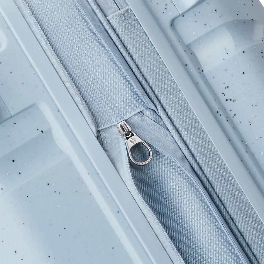 Outline Pro Carry-On Spinner in the color Clearance | Translucent Blue. image number 4