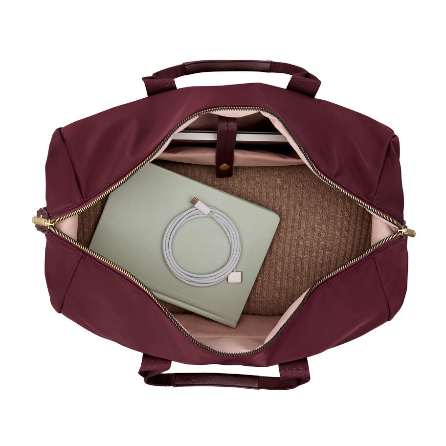Mobile Solution 2 Duffel in the color Merlot. image number 1
