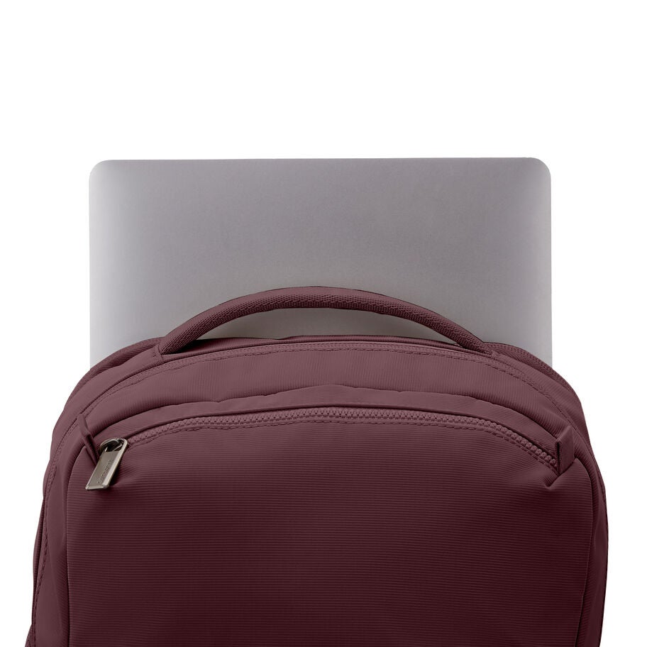 Better than Basic Backpack in the color Merlot. image number 2