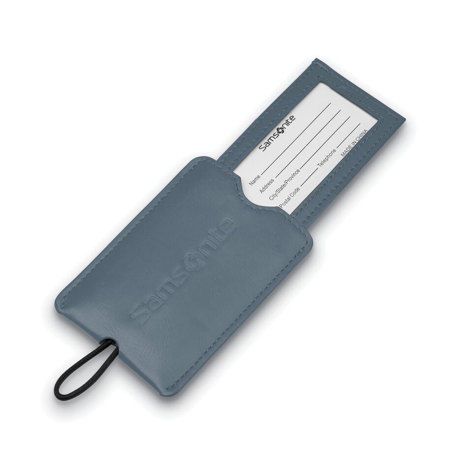 Vinyl ID Tag (Set of 2) in the color Slate Blue. image number 1