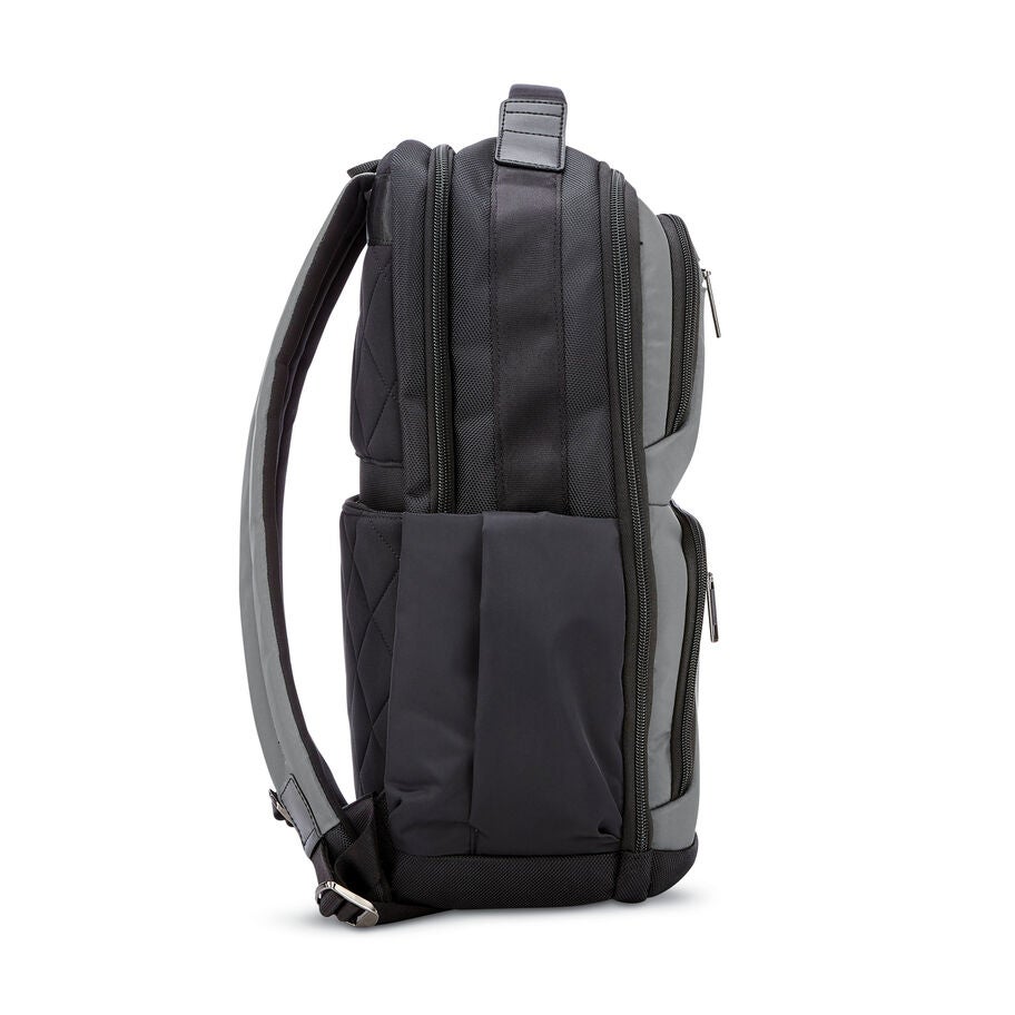 NuRoad 15.6" Backpack in the color Grey/Black. image number 4