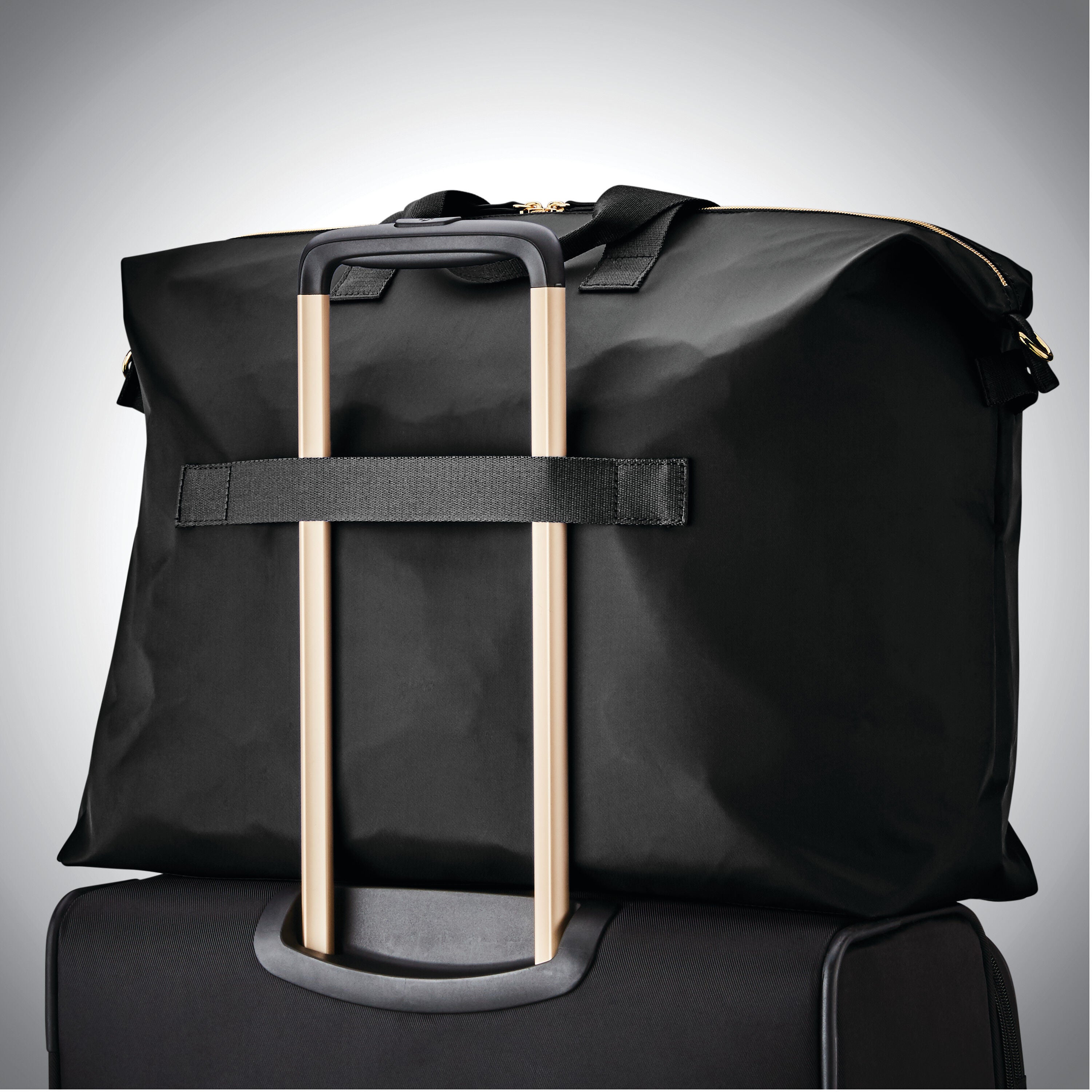 Samsonite mens leather classic duffel sales