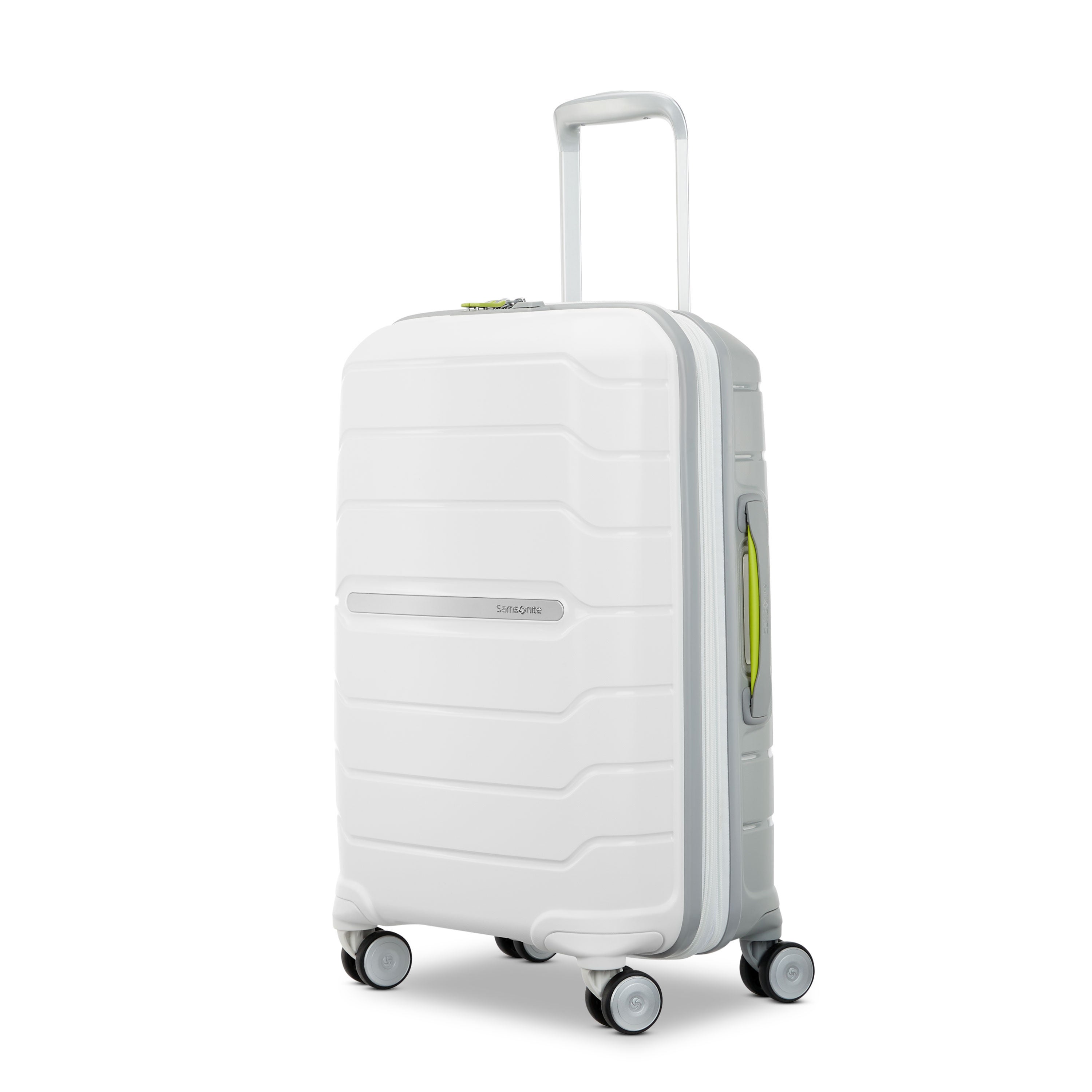 White suitcase carry on online