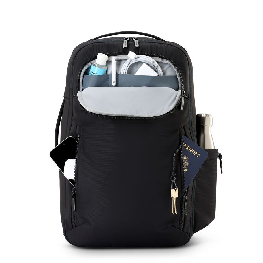 Axxis Travel Backpack in the color Black. image number 3