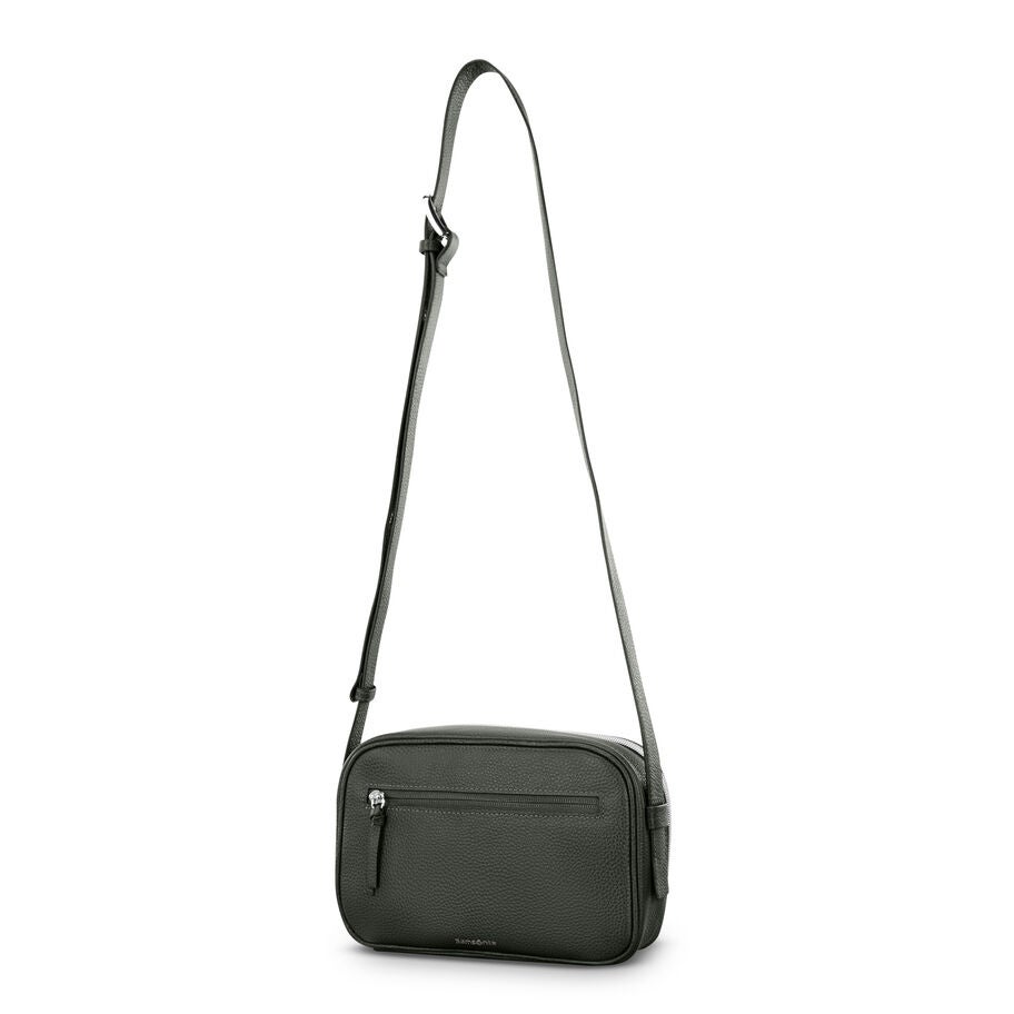 Mobile Solution 2 Leather Crossbody in the color Olive. image number 5