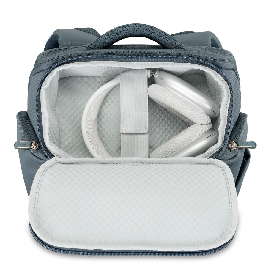 Valt Tech Backpack in the color Slate Blue. image number 4