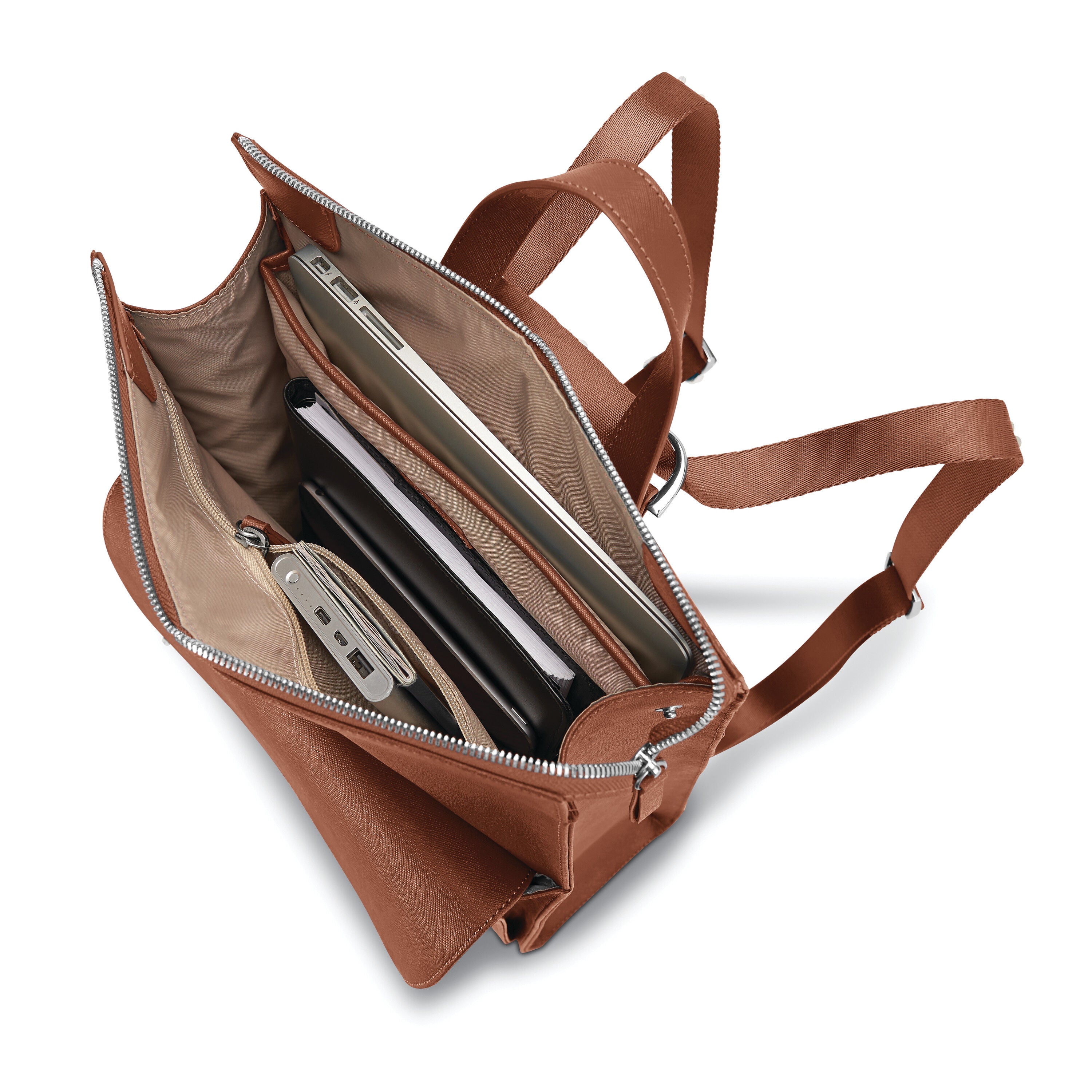 Women s Executive Leather Convertible Backpack Backpacks Bags Samsonite