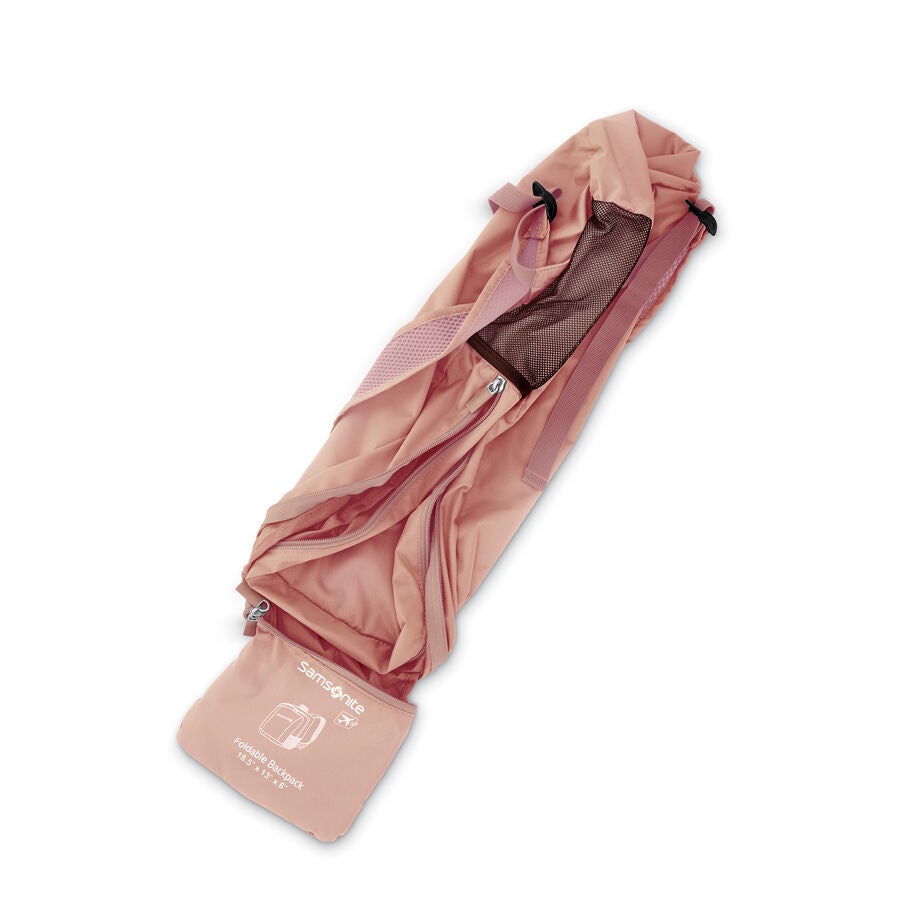 Foldaway Backpack in the color Dusty Rose. image number 2