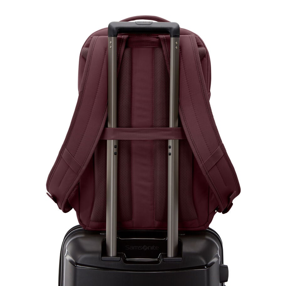 Better than Basic Backpack in the color Merlot. image number 6