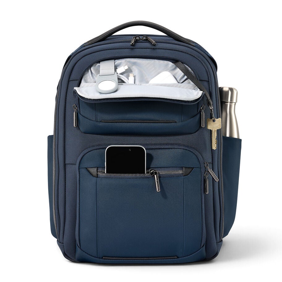 Nuroad DLX Standard Backpack in the color Midnight Blue. image number 2